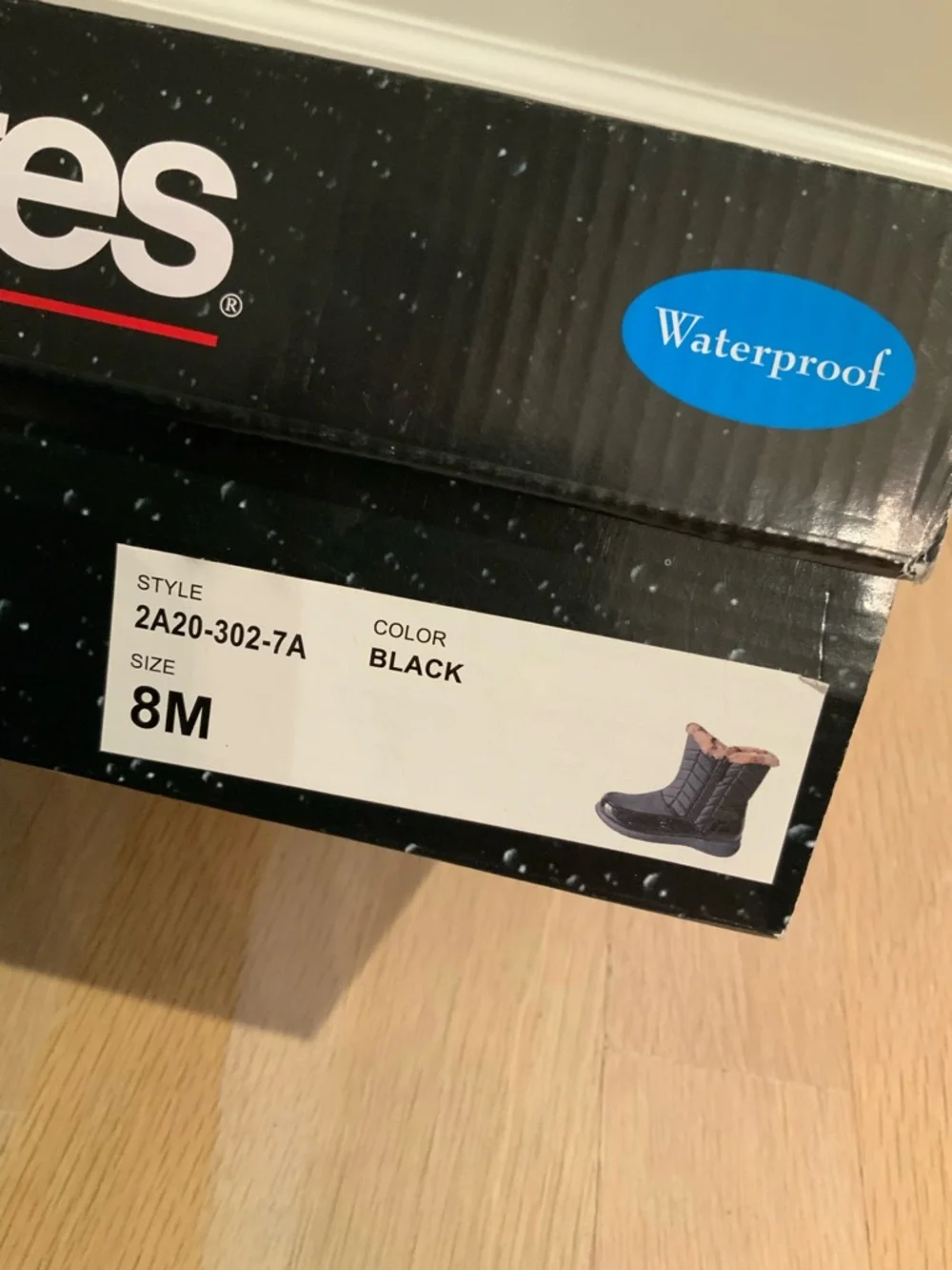 Totes Boots 8 Warm Waterproof Black Easy Off /on With 2 Zippers Faux Fur New